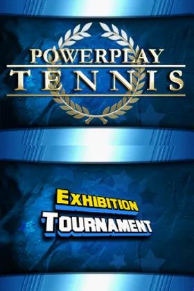 Powerplay Tennis (USA) screen shot title